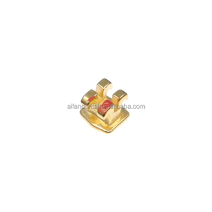 [ Aifan Dental ] New Ortho Materials Orthodontic Golden <strong>Bracket</strong> Fashionable <strong>Braces</strong> for <strong>Teeth</strong> - Product Image 3