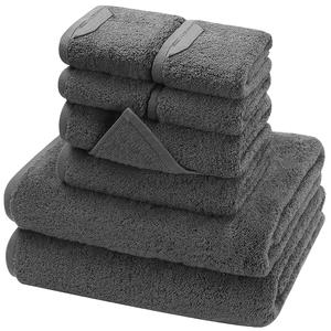 Toalla de pelo de salón tejida negra sólida de algodón 100%, Toalla de baño de <span class=keywords><strong>playa</strong></span> con capucha de lujo, toalla desechable de limpieza de gimnasio/Cocina, Lisa - Product Image 2