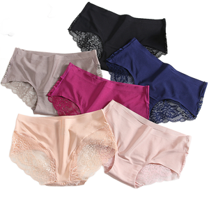 Grossisti M-4XL Plus Size Sexy biancheria intima di pizzo per le <span class=keywords><strong>donne</strong></span> di seta senza soluzione di continuità con il tocco tattile setoso - Product Image 1