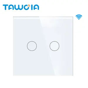 Tawoia Touch Screen Tuya Wifi Smart Lamp Switch with APP Intelligent Remote Control Google Home Alexa Voice Control