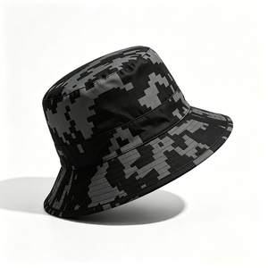 Chapeau Bob en Toile Camouflage Numérique pour Hommes, Léger, en Polyester, Protection UV, Protection Solaire Extérieure, Randonnée Quotidienne, Voyage, Vente en Gros - Product Image 6