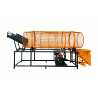 Trancheuse industrielle de manioc frais avec élimination des impuretés grossières, capacité de 3 à 5 tonnes par heure, tranches réglables de 8 à 20 mm, diesel/électrique