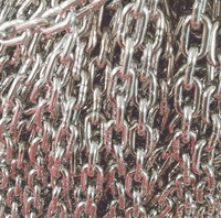 Chaîne calibrée DIN766 en acier au carbone galvanisé ou en acier inoxydable 304/316