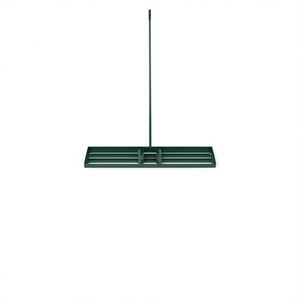 Râteau de nivellement de pelouse robuste de 46 pouces avec dents en acier, outil de nivellement du sol de jardin - Product Image 1