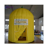 Kiosque à popcorn gonflable étanche en PVC de 0,6 mm, activité publicitaire, stand gonflable