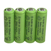Logotipo personalizado AAA AA 1,2 V 100mAh ~ 2300mAh 1800mAh 3800mAh baterías recargables Ni-MH batería 1,2 V para control remoto de juguete