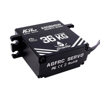 Servo sin Escobillas Programable AGFrc A80BHSW de Fábrica, Alto Torque de 36KG, 0.071Seg, para Barco RC, Cabrestante de Vela
