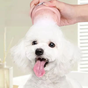 多機能ペット洗浄ツールペットバスブラシ犬猫洗浄シャンプーディスペンサー犬入浴マッサージ - Product Image 4