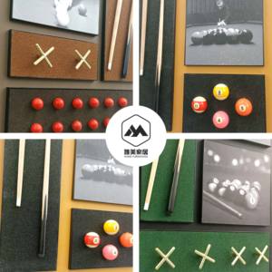 Gran oferta, billar físico, pinturas colgantes, diseños modernos personalizados, juego de pelota, pintura, decoración de pared, arte de pared abstracto de fábrica - Product Image 6
