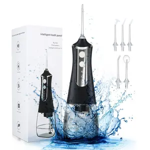 Irrigador Oral eléctrico e inalámbrico para Limpieza de dientes, dispositivo portátil de alta calidad con capacidad de 350ml, 22 unidades