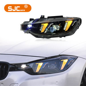 SJC benzersiz tasarım yılan göz stil sinyal ışığı LED farlar için BMW 3 serisi F30 F35 13-19 yüksek kalite tak & çalıştır - Product Image 1