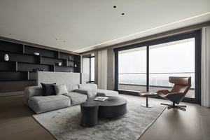 Élégant moderne minimalisme Villa flottant armoire à chaussures appartement noir et blanc schéma <span class=keywords><strong>de</strong></span> couleurs haut <span class=keywords><strong>de</strong></span> gamme porte à cadre Ultra-étroit - Product Image 2