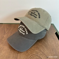 Casquette de baseball unisexe à calotte souple, style vintage, visière courbée, sangle arrière réglable, lettres brodées sur le devant, style décontracté urbain, casquette de papa