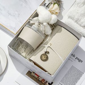 Ensemble de cadeaux d'entreprise personnalisés 3 en 1 avec logo promotionnel pour femmes et hommes, carnet de notes de luxe, cadeaux d'affaires pour les clients - Product Image 3