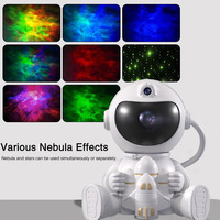 Lampe de Projection Étoilée - Veilleuse LED Thème Fusée Spatiale et Navette pour Chambre au Design Moderne