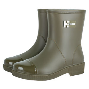 Venta al por mayor de Botas de lluvia al aire libre de moda las mujeres utilizan ampliamente antideslizante impermeable botas de agua de media pantorrilla - Product Image 1