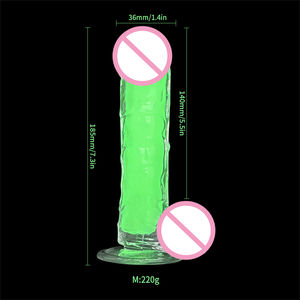 Kadın için kauçuk plastik <span class=keywords><strong>Penis</strong></span> seks oyuncakları, erkekler için çift renk aydınlık seksi yapay <span class=keywords><strong>Penis</strong></span> - Product Image 2