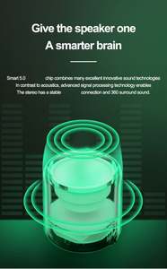 مكبر صوت لاسلكي صغير محمول Inpods مضخم صوت إضافي بطارية مكبر صوت بلاستيكي لمشغلات الصوت وبطاقات الذاكرة التحكم الصوتي - Product Image 5