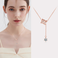 Usine Offres Spéciales Mode Colliers Bijoux De Luxe Design Bijoux 18k Glod Pendentif Laboratoire Diamant Collier Cadeau pour les Femmes