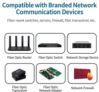 Émetteur-récepteur optique SFP-1.25G-SX1310 1.25G 1310nm 2KM avec double connecteur LC MMF, module SFP certifié CE FCC RoHS
