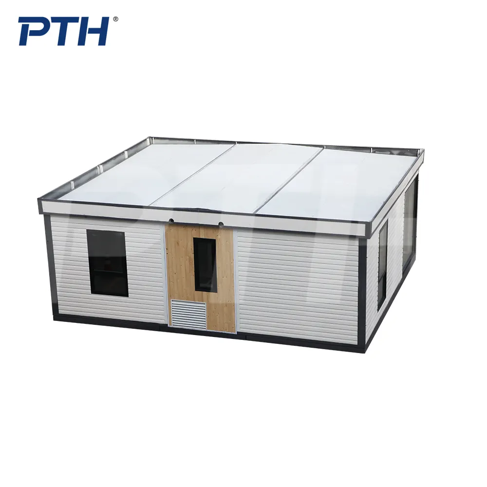 Pth Moderne Mobiele Prefab Huis Smart Tiny Houten Volledige Pakket Thuis Kit Mini Huisje Resort Blokhut