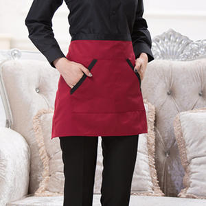 最高のポリエステル製、またはカスタムメイドのノースリーブで快適なリネン製ウエストエプロン。通気性があり衛生的です。 - Product Image 6