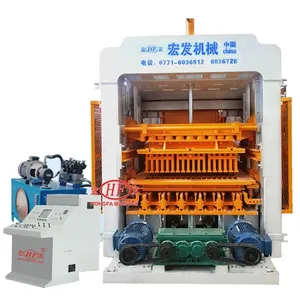 QT8-15D vollautomatische Zement-Betonblock-Farbeitsblöcke Ziegelmaschine Bau Straßenziegelproduktionslinie