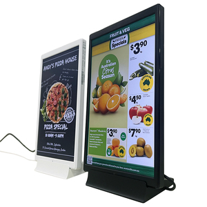 เครื่องโฆษณาแนวตั้งขนาด 10.1 นิ้ว จอ LCD ความสว่างสูง ป้ายดิจิทัล แสดงราคาและวิดีโอ สำหรับร้านค้าปลีก ซูเปอร์มาร์เก็ต - Product Image 1