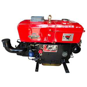 Moteur diesel monocylindre à injection directe, refroidi par eau, 5,5 kW, à manivelle manuelle R180, avec pompe et moteur pour l'agriculture durable - Product Image 1