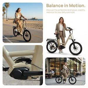Vélo <span class=keywords><strong>cargo</strong></span> électrique familial 20 pouces, moteur central 36V 250W, siège bébé, freins hydrauliques, cadre en aluminium aviation, batterie au lithium - Product Image 2