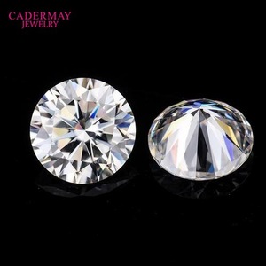 Round D Color Moissanite Loose Stone 3EX Cut Synthetic Silicon Carbide For Jewelry Making - Product Image 2