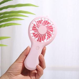 Ventilateur portable USB rechargeable IStapromo Gifts, mini ventilateur silencieux à main avec support de poche en plastique durable - Product Image 5