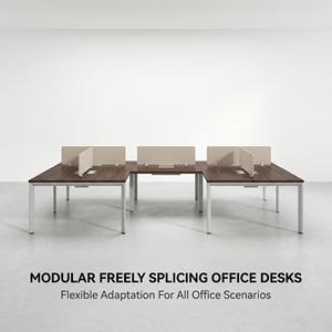 Escritorio Modular de la Serie Twilight, Combinable, con Partición de Privacidad para Oficina, Estación de Trabajo para Oficina Abierta, Escritorio Minimalista - Product Image 2