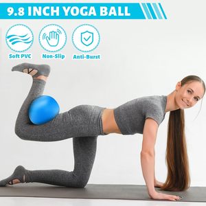 CZFIT Better Yoga Pilates Kit Home <b>Workouts</b> with Yoga Ball Figure Resistance <b>Band</b> Pilates <b>Bands</b> & Accessories Pilates Ring - Product Image 5