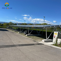 Systèmes de support solaire en aluminium pour abri de voiture résidentiel avec panneau solaire