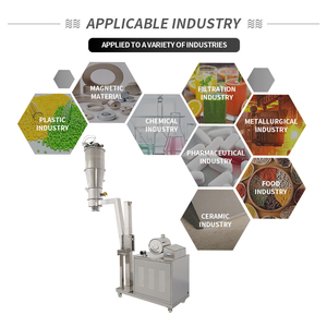 Convoyeur de poudre de lait en acier inoxydable de qualité alimentaire à haute efficacité, machine de transfert de farine sous vide, scellé et sans poussière - Product Image 2