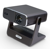 Nouveau projecteur intelligent Google TV 2026 avec double haut-parleur 5W, 6500 lumens, autofocus, correction automatique de la distorsion trapézoïdale, 5.1, 2G+16G de stockage