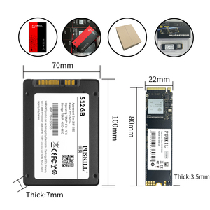 PUSKILL 1TB 2.5 นิ้ว SATA SSD ไดรฟ์โซลิดสเตทภายในสำหรับแล็ปท็อป บูตเร็ว เก็บข้อมูลสำหรับเล่นเกม - Product Image 2