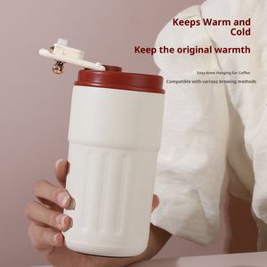 แก้วกาแฟสแตนเลสสตีลเก็บความร้อน316เวลาเดินทางขวดน้ำแบบพกพาของขวัญทางธุรกิจ - Product Image 2