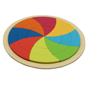 CH009 Cầu Vồng Khối Chất Liệu Montessori Đồ Chơi Bằng Gỗ Montessori Giáo Dục Thiết Bị Khối - Product Image 1