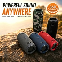 Haut-parleur portable sans fil extérieur 20W haute puissance étanche avec sangle de transport pour jardin, barbecue, plage, voyage – Prêt à être expédié