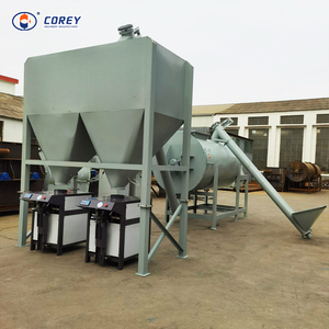 เครื่องผสมผงอุตสาหกรรมขนาดใหญ่กำลังสูง 75 กิโลวัตต์ พร้อมเครื่องป้อนแบบ Auger สำหรับการผลิตแบบสายพานเดี่ยว - Product Image 2