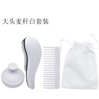 Masseur de cuir chevelu en silicone, peigne de massage vibrant, styler multifonctionnel à air chaud, fer à boucler pour femmes et brosse de bain