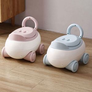 Asiento de inodoro de plástico para niños con diseño de dibujos animados, orinal pequeño y grueso con cubo interior para bebés y niños pequeños, de plástico. - Product Image 2