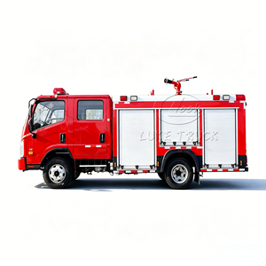 Camions de pompiers Foton Forland de 2 tonnes, type de transmission 4x2, véhicule de pompage d'incendie abordable pour les zones rurales - Product Image 1