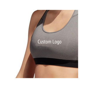 บราเล่นโยคะสำหรับผู้หญิง,เสื้อชั้นในเซ็กซี่แบบใสมีแผ่นรองถอดออกได้โลโก้แบบกำหนดเอง - Product Image 3