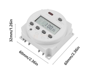 Cn102a đồng hồ đếm ngược kỹ thuật số LCD điện tử hẹn giờ chu kỳ đếm ngược thời gian công tắc điều khiển 12V/24V/110V/220V chu kỳ hẹn giờ Relay - Product Image 2