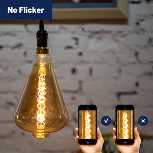 Vintage decorativo Chic ST164 oro LED bombilla suministro de fábrica E27 4W 2200K ámbar residencial sala de estar araña - Product Image 4