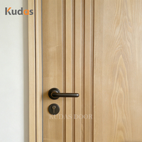 Porte en bois MDF moderne avec isolation acoustique et surface finie pour maison, appartement, chambre