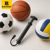 Pompe à ballon portable BAIMEI, pompe à air sportive avec aiguille pour basketball, football, volley-ball, vente en gros OEM
